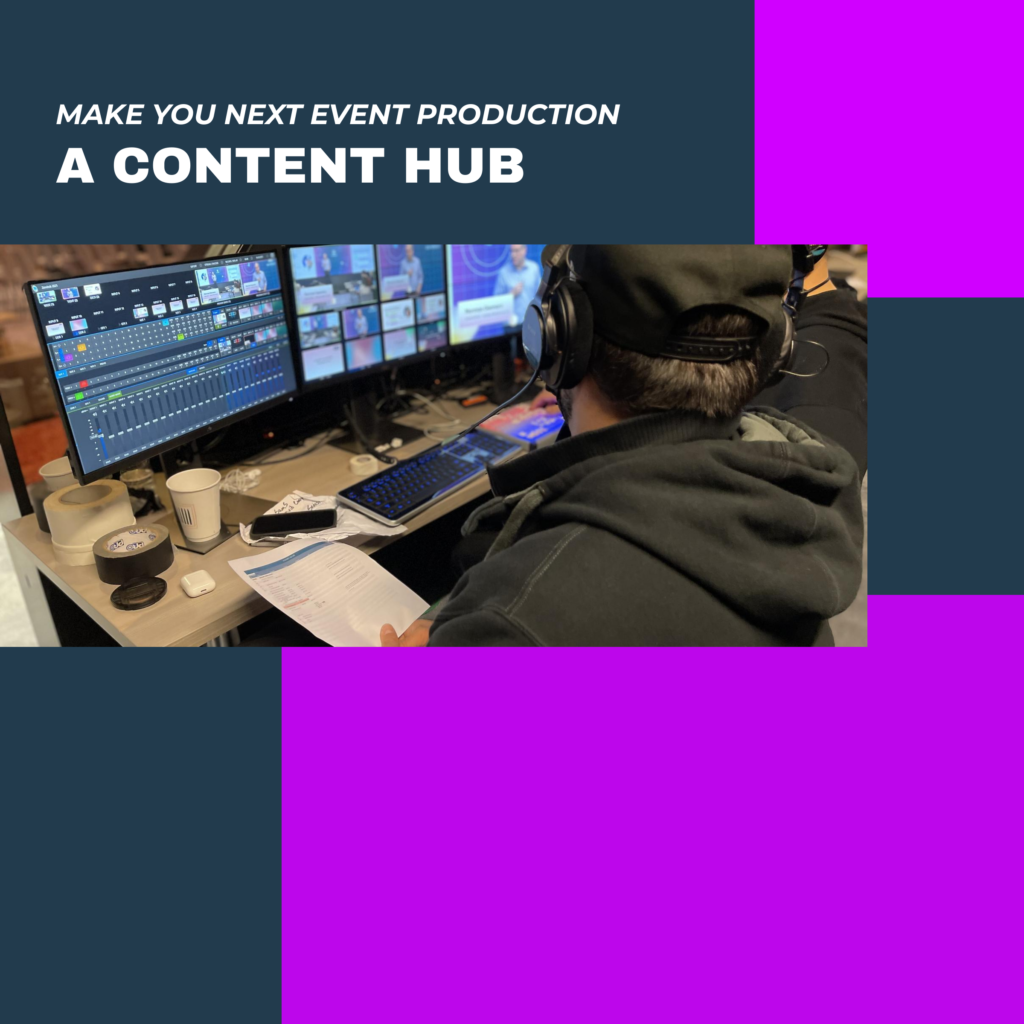 Make your next event production a content hub title card