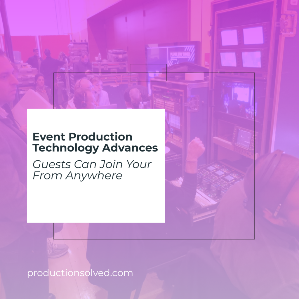 Event Production Technology advances title card