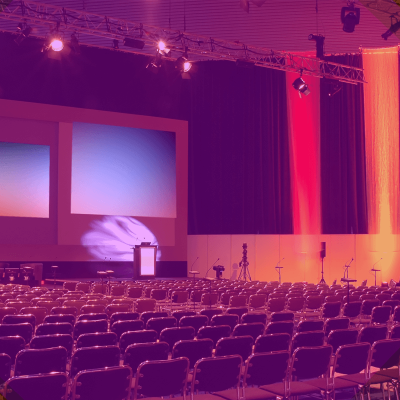 an empty conference room